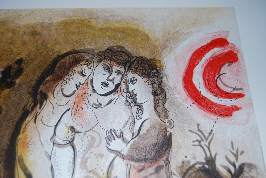 Chagall, Litho, Naomi en haar schoondochters, Verve, 1960 kopen? Bied vanaf 100!