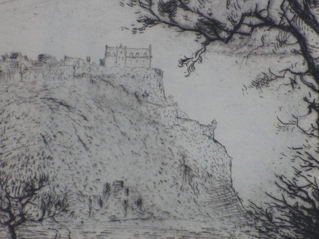 Jan Poortenaar, Kasteel Edinburgh, Ets kopen? Bied vanaf 30!