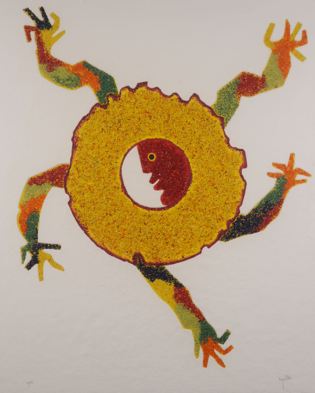 Juan Garcia Ripolles: Carborundum en steentjes, Sol cristal - Ingelijst (Groot!) kopen? Bied vanaf 300!