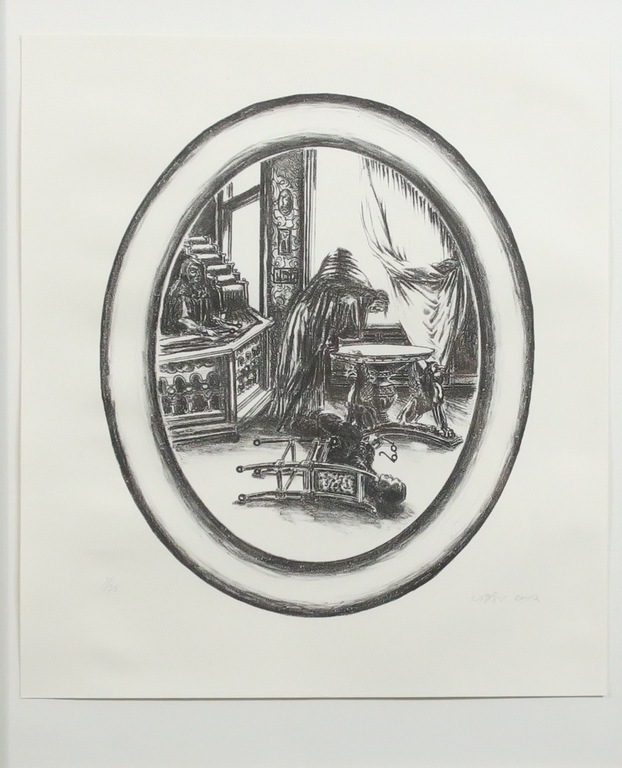 Bernard Verhoeven: Litho, Oproep 2 dagen in de hemel - Ingelijst kopen? Bied vanaf 1!