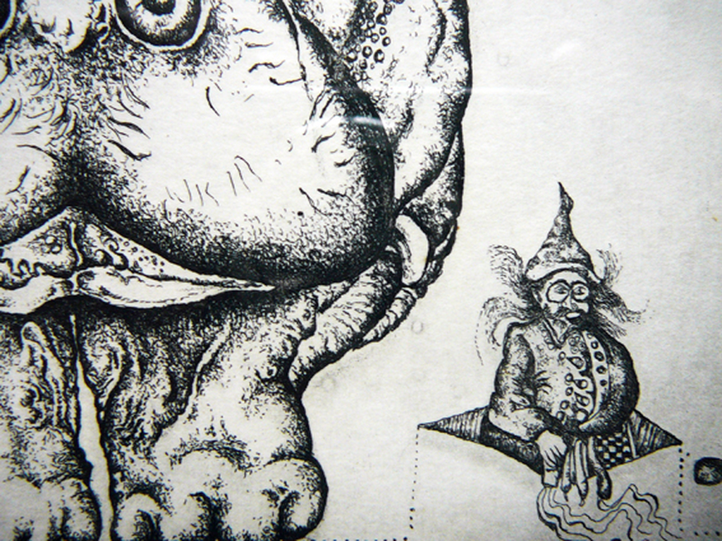 Ab Steenvoorden: 'Het Nijlpaard' -ets 1972-  kopen? Bied vanaf 35!