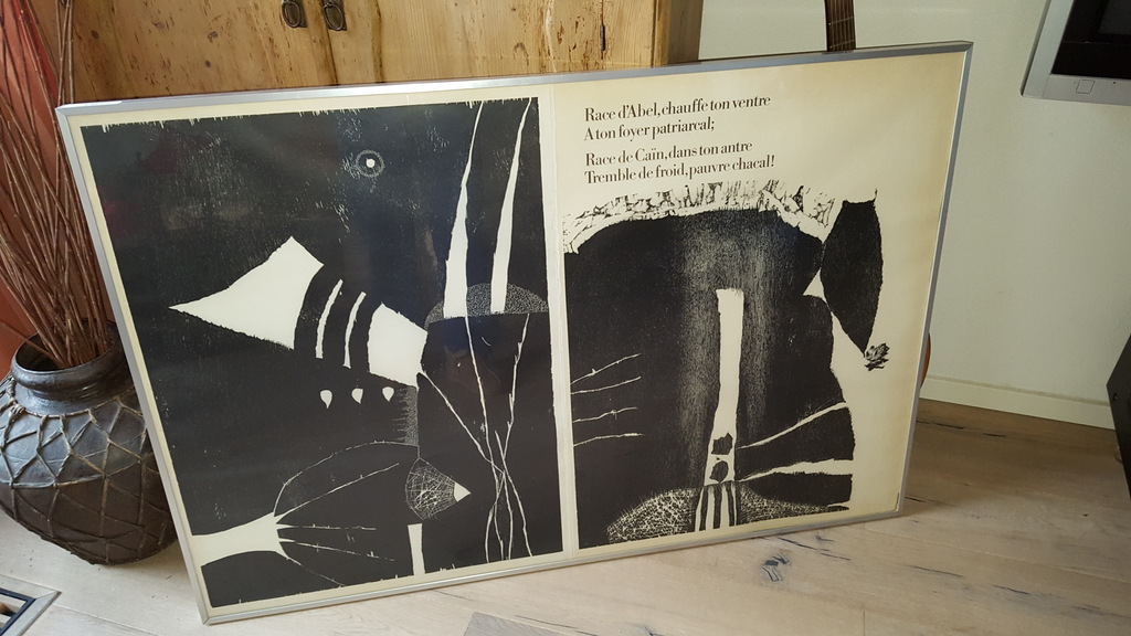 Guillaume Le Roy - houtsnede (tweeluik), handgesigneerd E.A. 2/5 kopen? Bied vanaf 1!