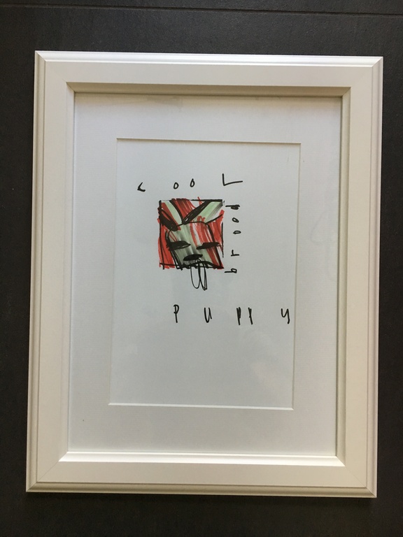Herman Brood, stifttekening, Cool Puppy kopen? Bied vanaf 1!