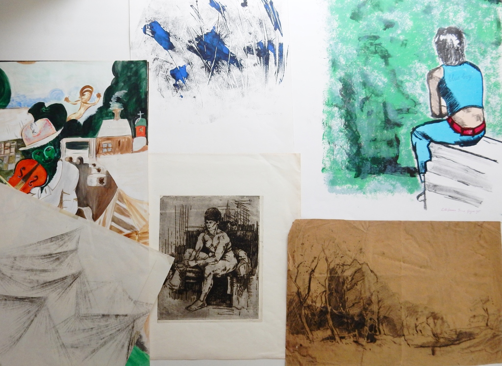 Dirk Nijland (1881-1955) - Houtsnede en 14 andere kunstwerken kopen? Bied vanaf 1!