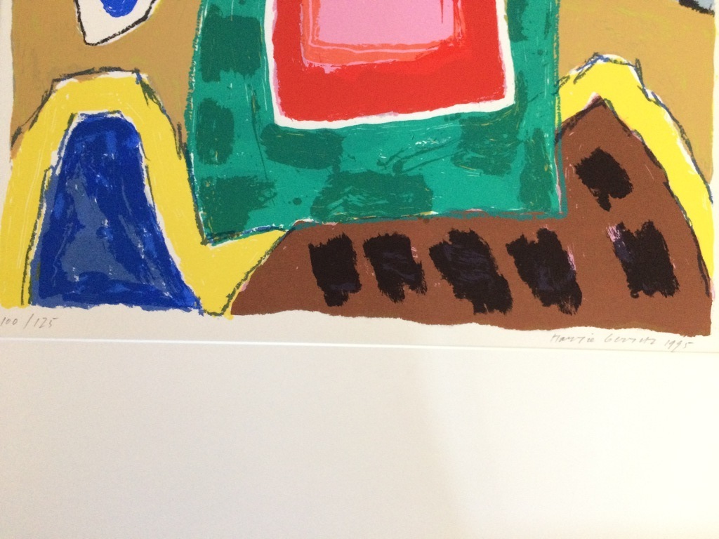 Harry Gerritz, Red cathedral fraaie zeefdruk in perfecte staat: 1995.100/125 kopen? Bied vanaf 60!