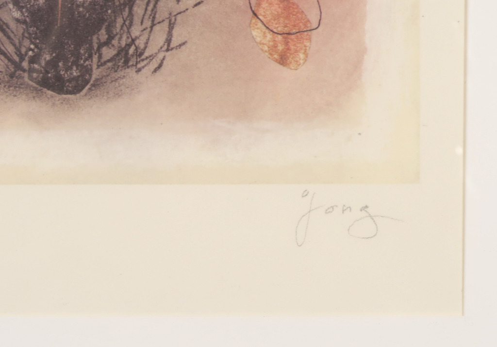 Onbekend gesigneerd: Offset, Zonder titel - Ingelijst kopen? Bied vanaf 1!