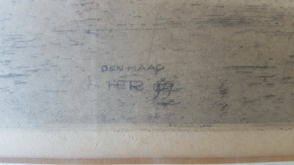 H.E.Roodenburg - ets 75/100, Den Haag - Torentje 1927 kopen? Bied vanaf 75!