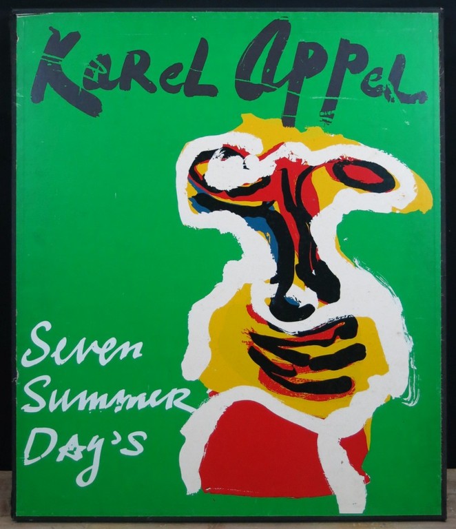 Karel Appel: (lege) Portfoliodoos met litho voorop, Seven Summer Day's kopen? Bied vanaf 50!