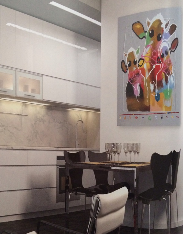 AD VERSTIJNEN, schilderij: acrylverf op linnen '3 x Boeh (100x100 cm.)' kopen? Bied vanaf 275!