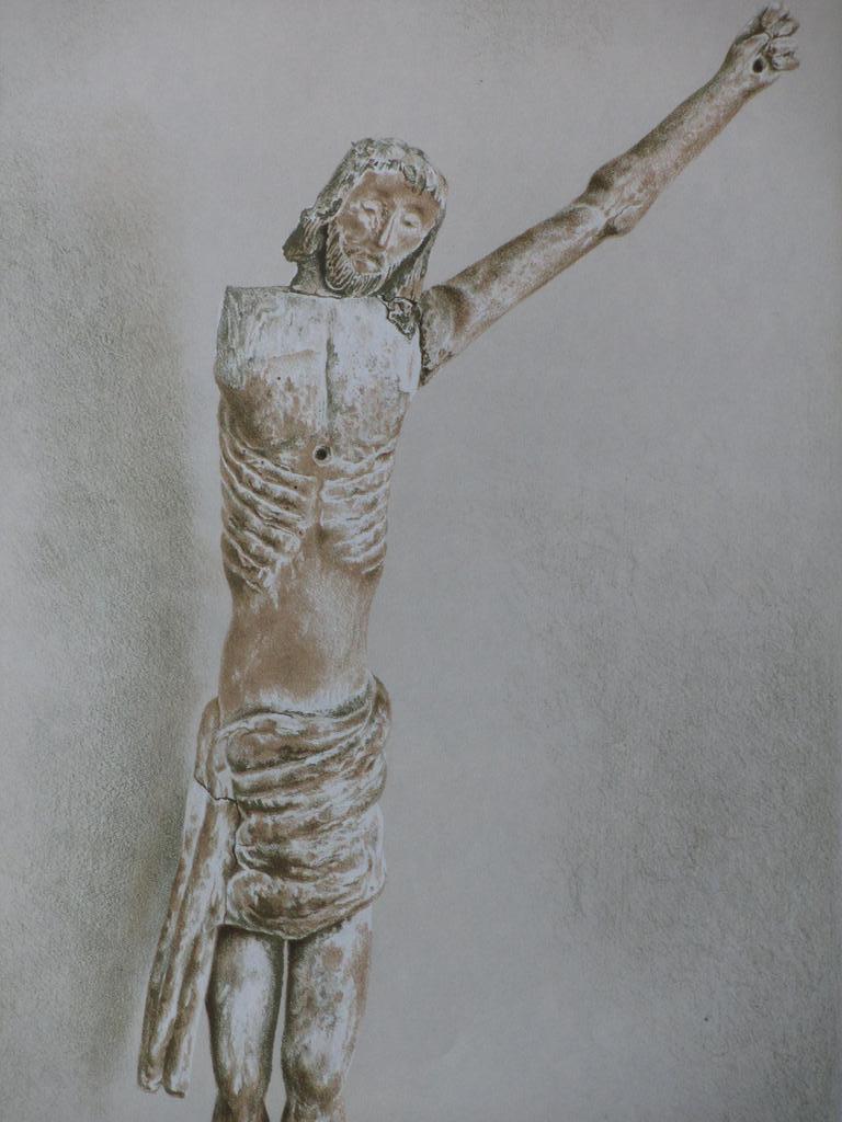 Wim Schuhmacher, Corpus Christi met dode vogel, Kleurenlitho kopen? Bied vanaf 1!