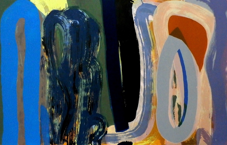 Darja Vos - Grote zeefdruk: Murmullo (ruisen) - 1989 kopen? Bied vanaf 60!