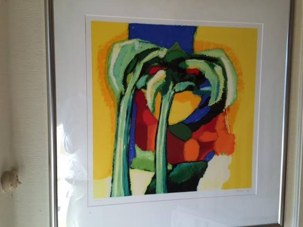 Saskia Bremer Kleurrijke Zeefdruk Titel  kopen? Bied vanaf 59!