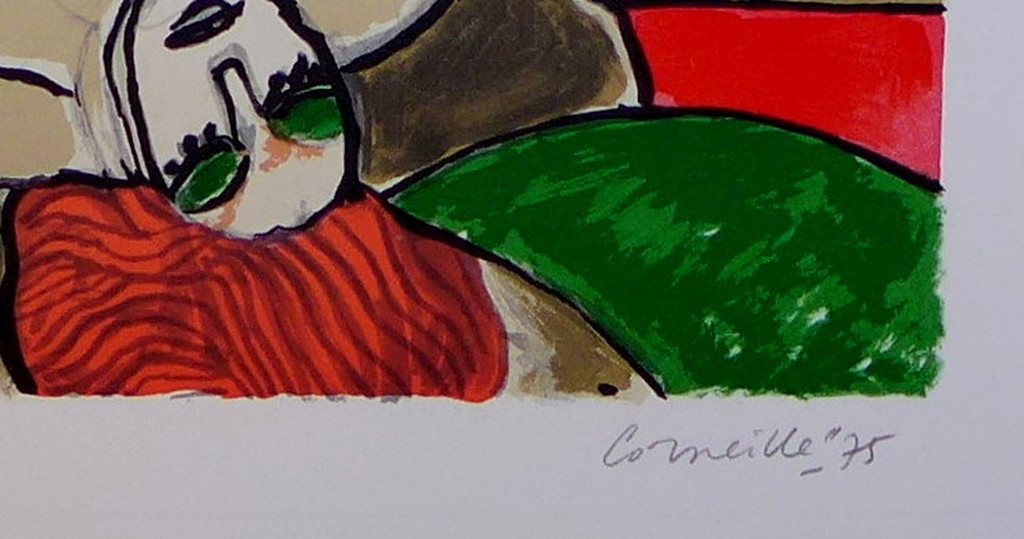 Cornneille, zeefdruk uit 1975 kopen? Bied vanaf 1!