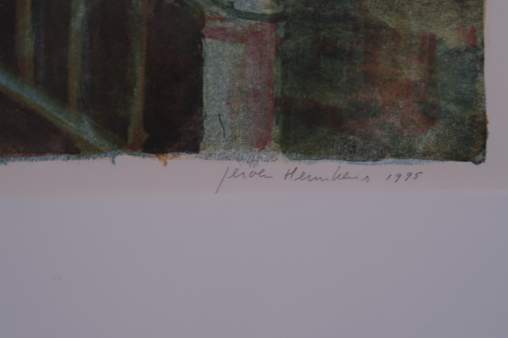 Jeroen Hermkens: Litho, Venetie - Ingelijst kopen? Bied vanaf 35!