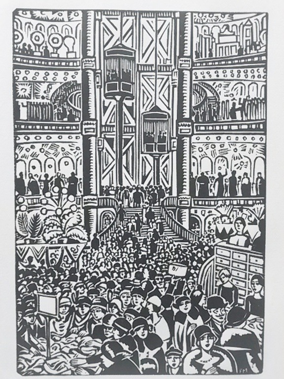 Frans Masereel, uit La Ville (1928) verkocht voor € 45!