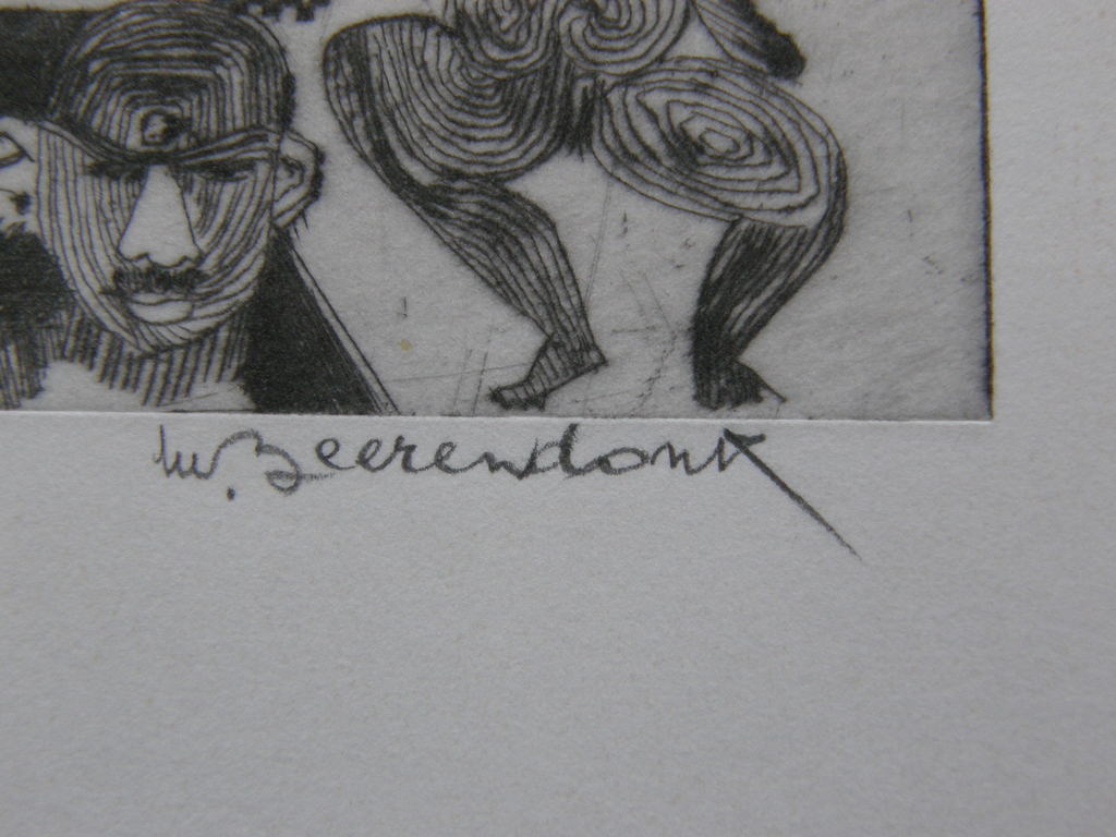 Theo Beerendonk: ets, handgesigneerd kopen? Bied vanaf 25!