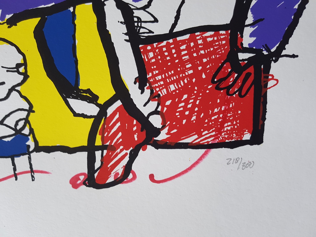 Herman Brood - Family Affair - gesigneerde zeefdruk - oplage 300 ex. kopen? Bied vanaf 1!