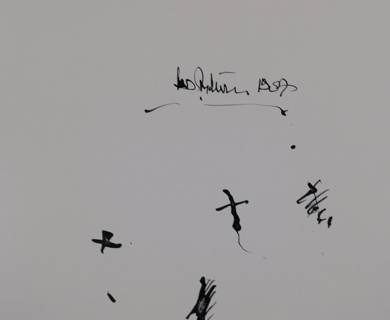 Cees Andriessen: Pentekening (gemengde techniek), Zonder titel kopen? Bied vanaf 100!