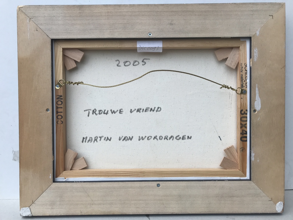 Martin van Wordragen: Schilderij, Trouwe Vriend 2005 kopen? Bied vanaf 220!