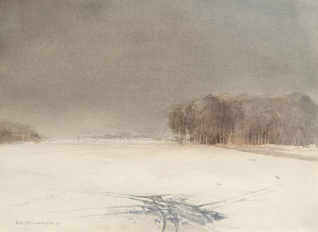 Bob Nieuwenhuysen: Aquarel, Zonder titel  kopen? Bied vanaf 20!