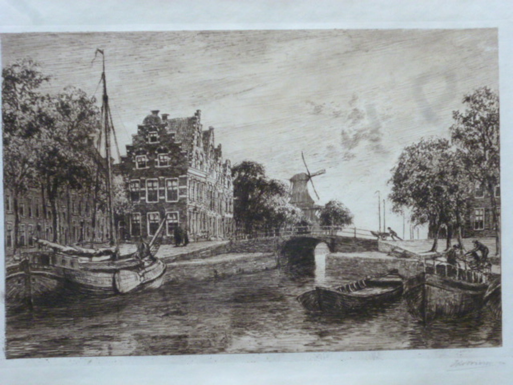 Ids Wiersma - ets - Dokkum, Groot Diep en Zijl kopen? Bied vanaf 175!