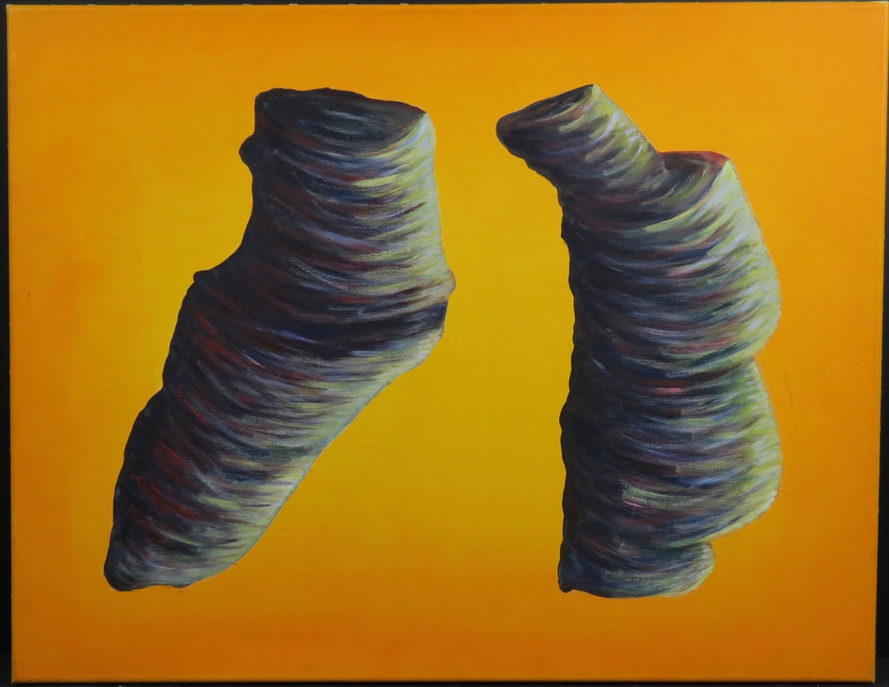 Helma van der Linden: Acryl op doek, Zonder titel verkocht voor € 83!