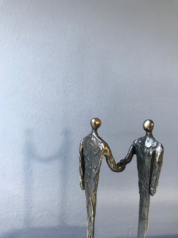 Corry Ammerlaan van Niekerk - "De Afspraak" - Sculptuur op sokkel kopen? Bied vanaf 1!