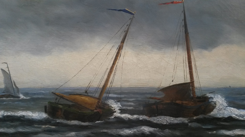 Jacob Willem Gruyter (1856 - 1908) - olieverf op doek - gesigneerd kopen? Bied vanaf 650!