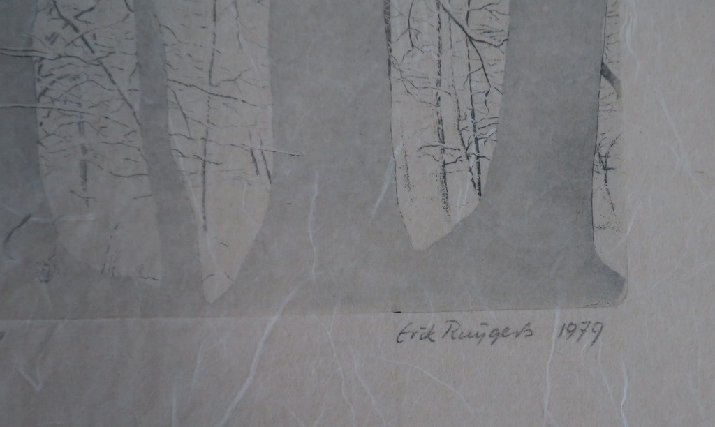 Eric Ruijgers: Ets op Japans papier, Sneeuw kopen? Bied vanaf 20!