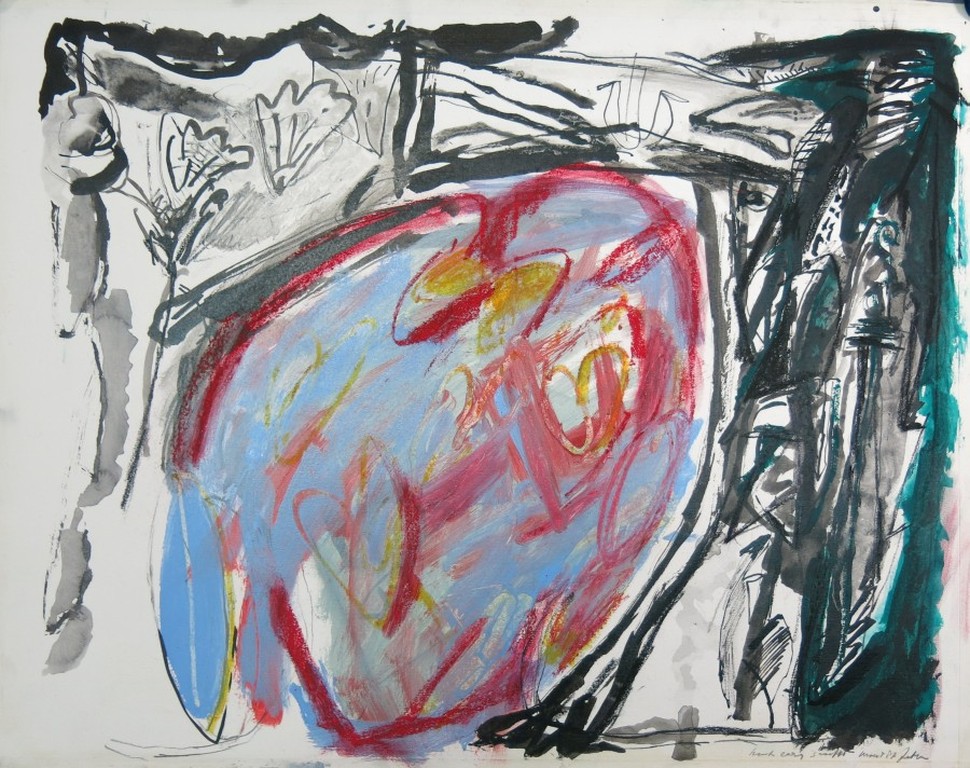 Johan Breuker: Gemengde techniek, Zonder titel kopen? Bied vanaf 1!