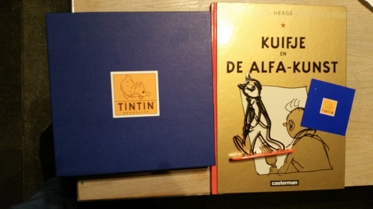 Hergé - Beeldje Moulinsart 46222 - Kuifje en de Alfa kunst - (2006)  kopen? Bied vanaf 85!