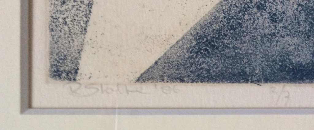 R. Stolte. Litho 2/7 Ingelijst 41x51 cm. Gesigneerd. 1986. kopen? Bied vanaf 1!