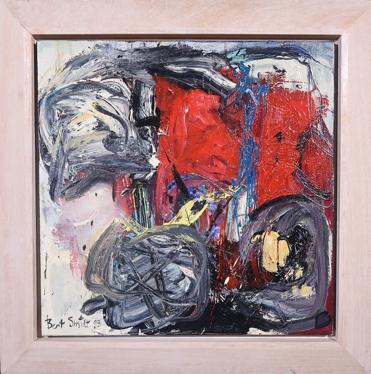 Bert Smidt: Acryl op doek, Z.T. II - Ingelijst kopen? Bied vanaf 70!