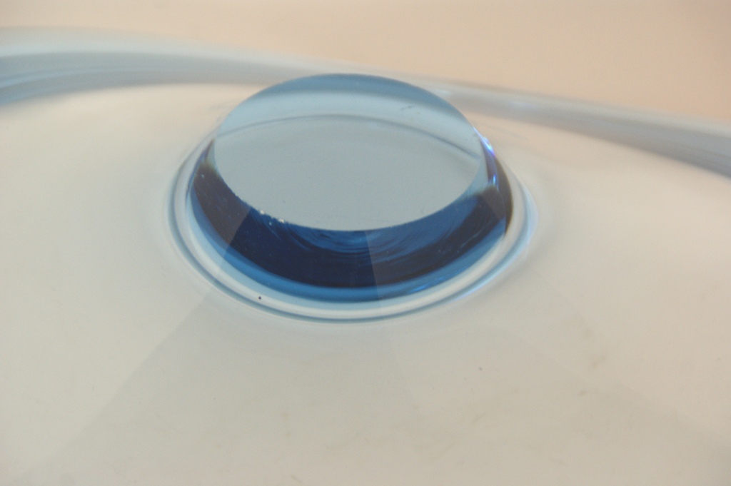 Ongespecificeerd - Per Lütken voor Royal Copenhagen: Selandia dish glazen blauwe schaal kopen? Bied vanaf 20!