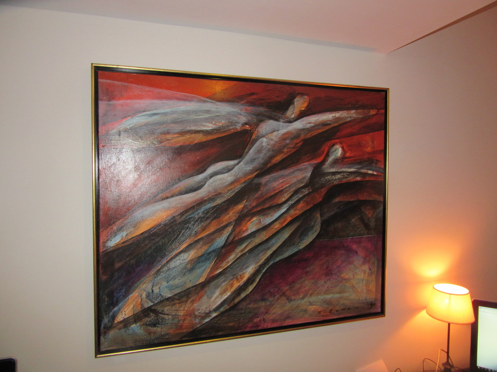 Frits van Eeden (1941) - Acryl op doek, gesigneerd rechts onder, verso en '91  kopen? Bied vanaf 950!