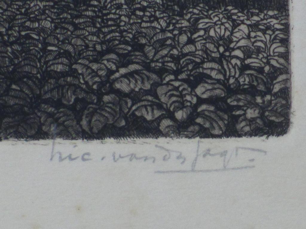 Nico van der Jagt, Keulsche vaart bij Vreeswijk, Litho kopen? Bied vanaf 40!