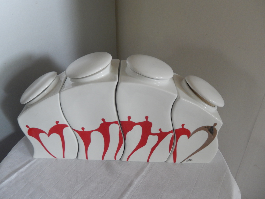 Corry Ammerlaan van Niekerk - set van 4 voorraadpotten kopen? Bied vanaf 65!