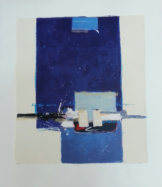 Ron van der Werf, zeefdruk met zwelinkt, titel  verkocht voor € 70!