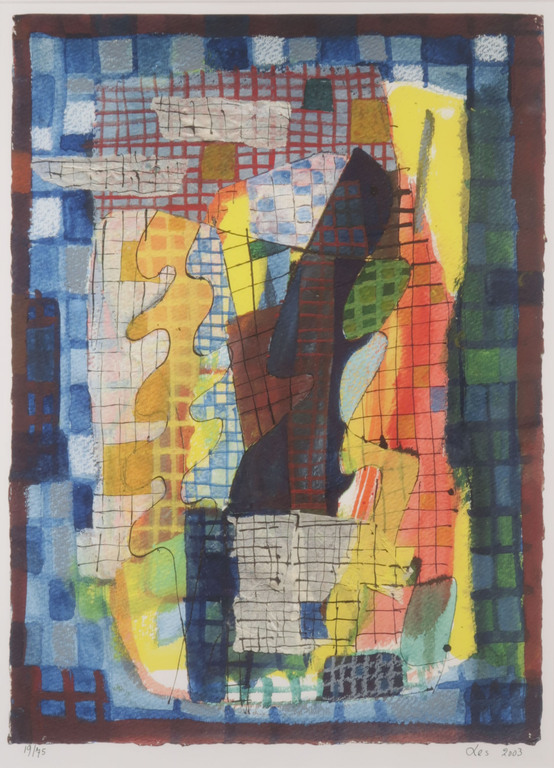 Anna Mes: Giclee, Compositie II - Ingelijst kopen? Bied vanaf 20!