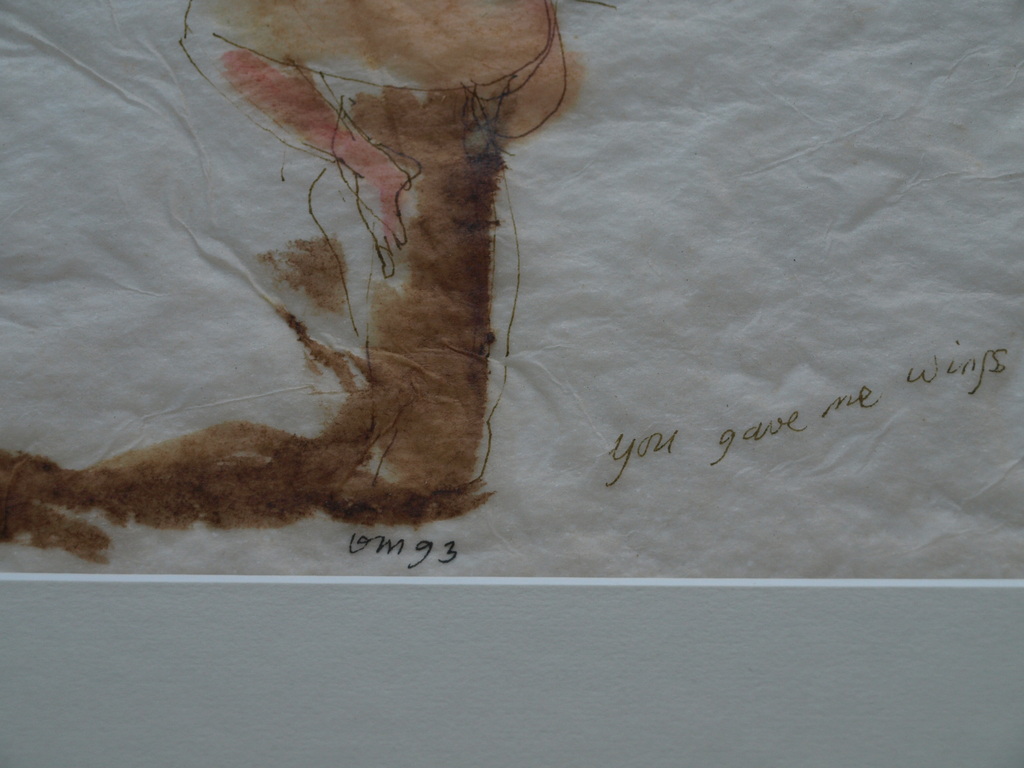 Maria Poot : olieverf op rijstpapier – You gave me Wings – 1993 kopen? Bied vanaf 1!