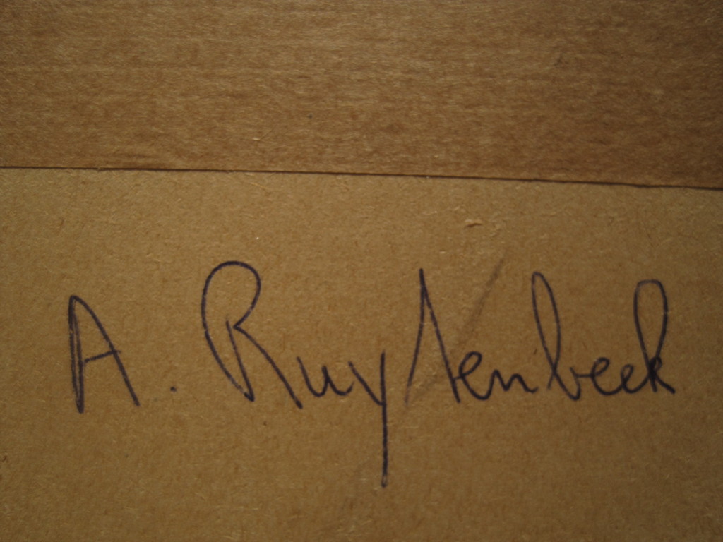 Suggestieve Erotische Gouache op papier van Anton Ruytenbeek (1940 -)  kopen? Bied vanaf 1!