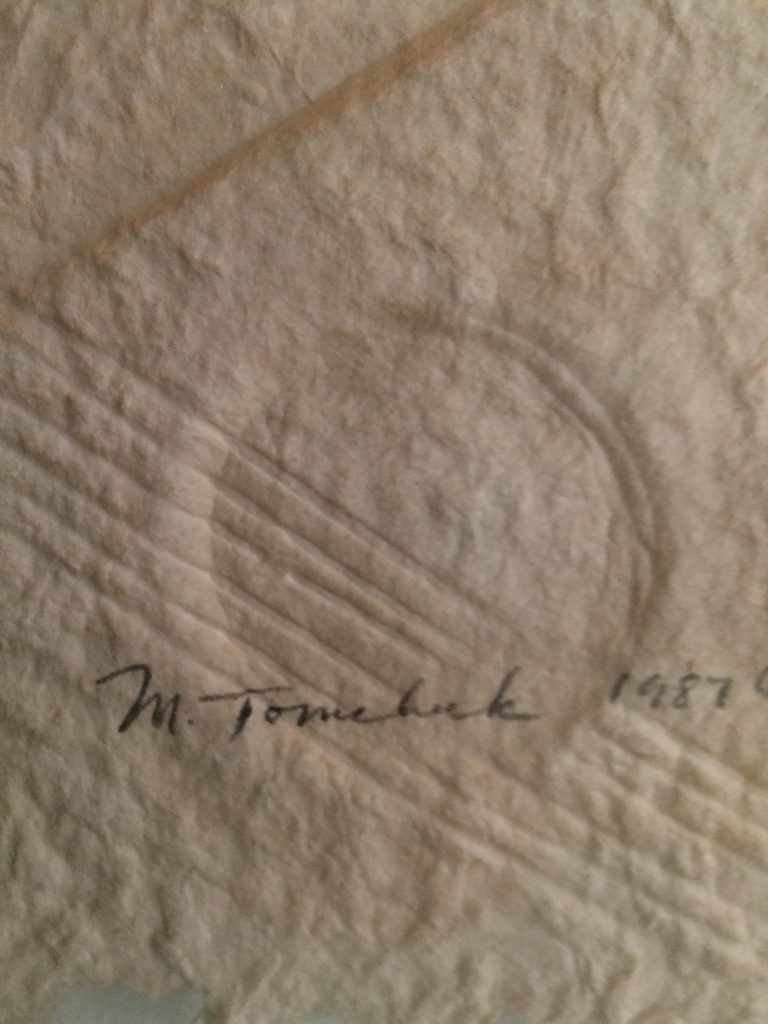  Marjorie Tomchuk, Titel: Eterna I en II. Techniek: Embossings on handmade paper kopen? Bied vanaf 50!