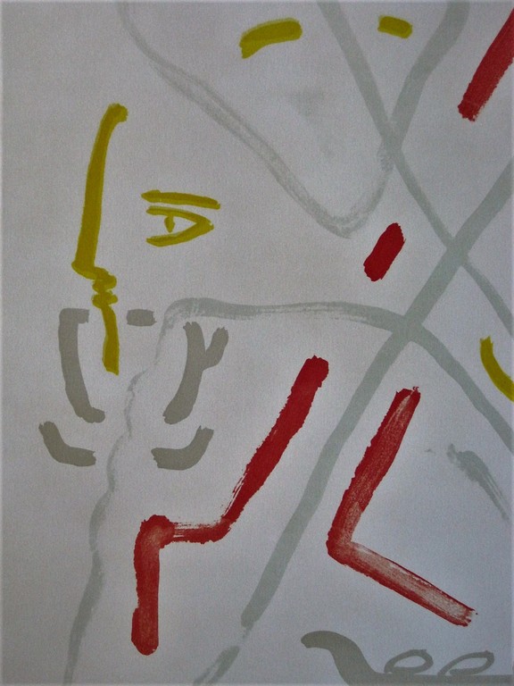 GROOT 1986 Hannes Postma "Nieuwe Figuratie" Litho Beperkte Oplage van 50 kopen? Bied vanaf 1!