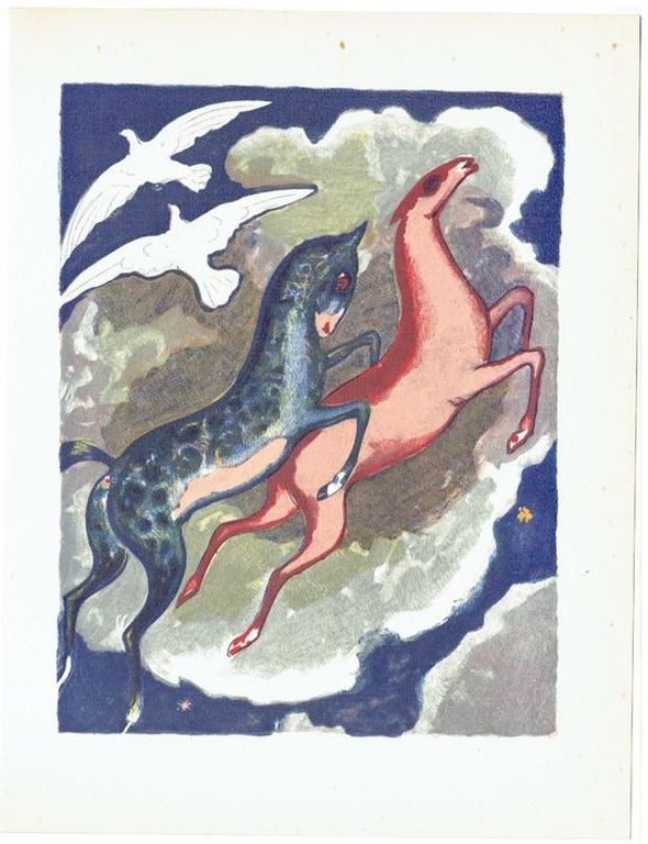 Kees van Dongen-7 Gravures (Chevaux-Paarden) uit Le Livre des Mille et Une Nuit  kopen? Bied vanaf 170!