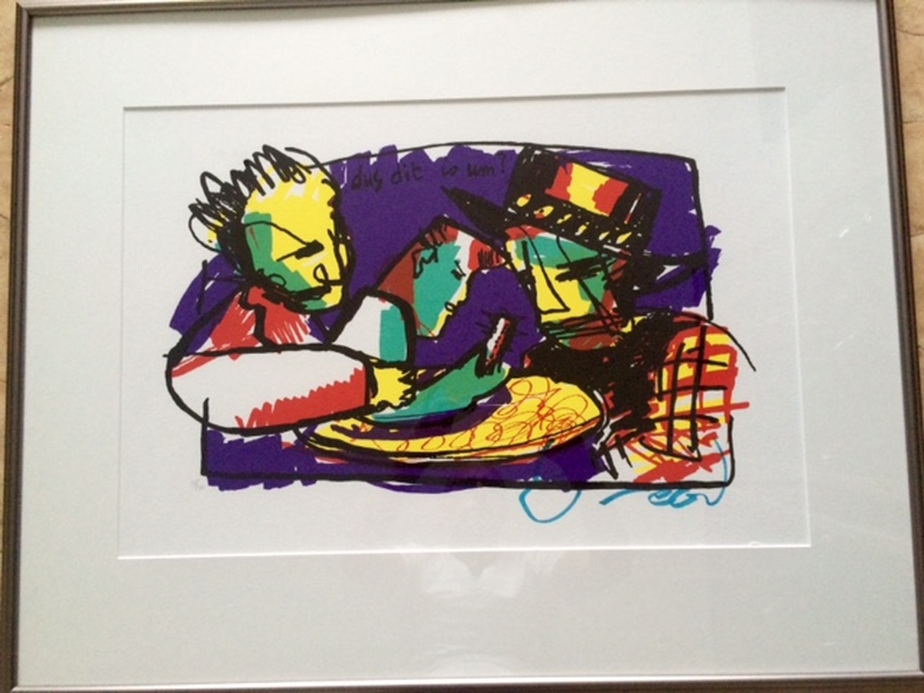 Herman Brood, zeefdruk, Dus dit is um? kopen? Bied vanaf 350!