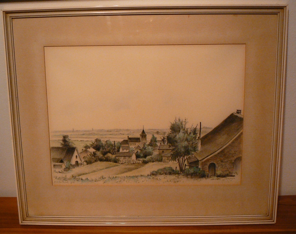 Herman Romijn (1892-1959)  --  pasteltekening  --  Oosterbeek 1958 kaufen? Bieten Sie von 35!