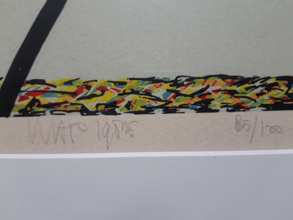 Hans Wap - Hans Wap - Good morning / bonne nuit - zeefdruk kopen? Bied vanaf 35!