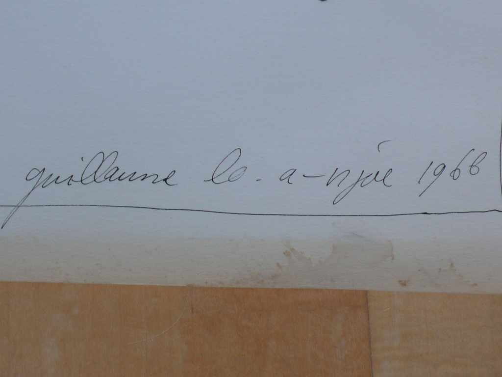 Guillaume Lo-A-Njoe, inkt op papier kopen? Bied vanaf 50!