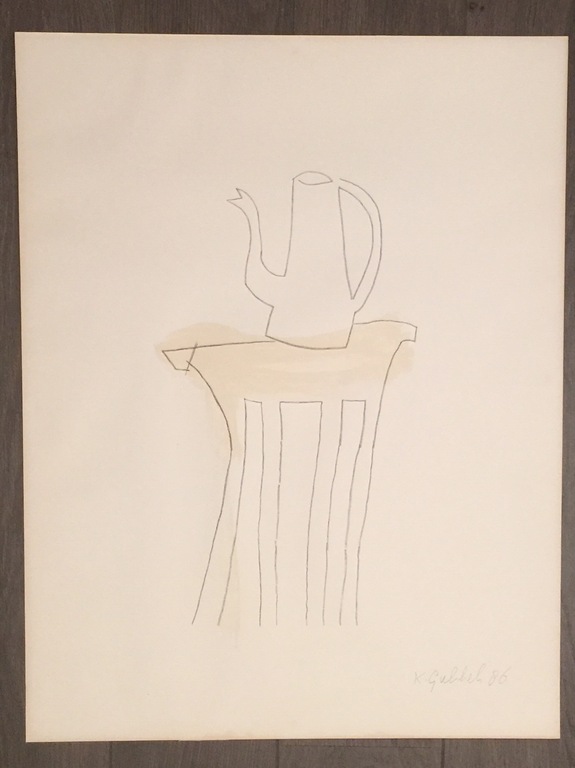 Klaas Gubbels, zeefdruk, met potlood gesigneerd kopen? Bied vanaf 1!
