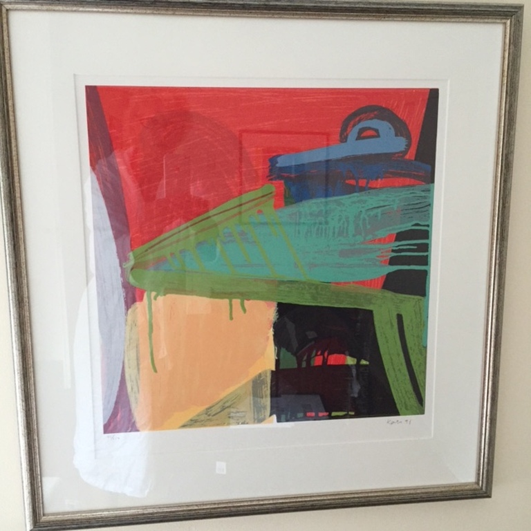 Rob Kars - Rob Kars, Zeefdruk, genummerd, mooi ingelijst kopen? Bied vanaf 40!